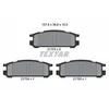 Image de Kit De Plaquettes De Frein, Frein À Disque 2170301 Textar Textar 2170301 Subaru