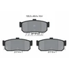 Image de Kit De Plaquettes De Frein, Frein À Disque 2171301 Textar Textar 2171301 Infiniti;Mazda;Nissan