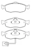 Image de Jeu De Plaquettes De Frein 2307104 Textar Textar 2307104 Ford