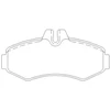 Image de Jeu De Plaquettes De Frein 2302201 Textar Textar 2302201 Mercedes-Benz