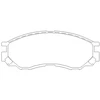 Image de Jeu De Plaquettes De Frein 2329002 Textar Textar 2329002 Mitsubishi