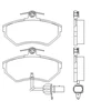 Image de Jeu De Plaquettes De Frein 2194504 Textar Textar 2194504 Audi;Volkswagen