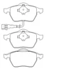 Image de Jeu De Plaquettes De Frein 2339201 Textar Textar 2339201 Audi;Seat;Skoda;Volkswagen