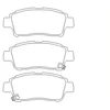 Image de Jeu De Plaquettes De Frein 2334803 Textar Textar 2334803 Toyota