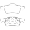 Image de Jeu De Plaquettes De Frein 2348202 Textar Textar 2348202 Nissan;Renault