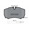 Image de Kit De Plaquettes De Frein, Frein À Disque 2912303 Textar Textar 2912303 Iveco