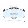 Image de Kit De Plaquettes De Frein, Frein À Disque 2913105 Textar Textar 2913105