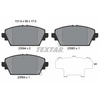 Image de Kit De Plaquettes De Frein, Frein À Disque 2309401 Textar Textar 2309401 Honda;Mg;Nissan