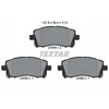 Image de Kit De Plaquettes De Frein, Frein À Disque 2355802 Textar Textar 2355802 Mitsubishi;Subaru
