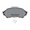 Image de Kit De Plaquettes De Frein, Frein À Disque 2349002 Textar Textar 2349002 Mazda