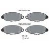 Image de Kit De Plaquettes De Frein, Frein À Disque 2357701 Textar Textar 2357701 Ford
