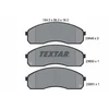 Image de Kit De Plaquettes De Frein, Frein À Disque 2364901 Textar Textar 2364901 Kia