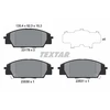 Image de Kit De Plaquettes De Frein, Frein À Disque 2317801 Textar Textar 2317801 Honda