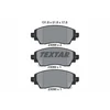 Image de Kit De Plaquettes De Frein, Frein À Disque 2308801 Textar Textar 2308801 Toyota