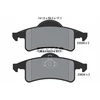 Image de Kit De Plaquettes De Frein, Frein À Disque 2333901 Textar Textar 2333901 Jeep