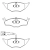 Image de Jeu De Plaquettes De Frein 2339502 Textar Textar 2339502 Audi