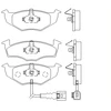 Image de Jeu De Plaquettes De Frein 2186801 Textar Textar 2186801 Skoda;Volkswagen