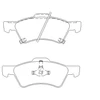 Image de Jeu De Plaquettes De Frein 2364001 Textar Textar 2364001 Chrysler;Dodge