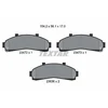 Image de Kit De Plaquettes De Frein, Frein À Disque 2347201 Textar Textar 2347201 Ford Usa