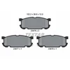 Image de Kit De Plaquettes De Frein, Frein À Disque 2387601 Textar Textar 2387601 Mazda