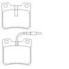 Image de Jeu De Plaquettes De Frein 2190403 Textar Textar 2190403 Mercedes-Benz;Peugeot