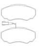 Image de Jeu De Plaquettes De Frein 2391701 Textar Textar 2391701 Citroen;Fiat;Peugeot