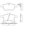 Image de Jeu De Plaquettes De Frein 2383201 Textar Textar 2383201 Chevrolet;Opel;Vauxhall