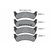 Image de Kit De Plaquettes De Frein, Frein À Disque 2362701 Textar Textar 2362701 Ford Usa;Jeep
