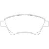 Image de Jeu De Plaquettes De Frein 2393001 Textar Textar 2393001 Renault