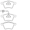 Image de Jeu De Plaquettes De Frein 2341801 Textar Textar 2341801 Ford;Seat;Volkswagen