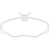 Image de Jeu De Plaquettes De Frein 2309902 Textar Textar 2309902 Nissan;Opel;Renault;Vauxhall
