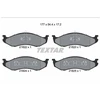 Image de Jeu De Plaquettes De Frein, Frein À Disque 2182202 Textar Textar 2182202 Jeep;Kia
