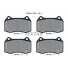 Image de Kit De Plaquettes De Frein, Frein À Disque Q+ 2314201 Textar Textar 2314201 Honda;Nissan