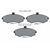 Image de Kit De Plaquettes De Frein, Frein À Disque 2403101 Textar Textar 2403101 Hyundai;Kia