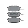 Image de Kit De Plaquettes De Frein, Frein À Disque 2405801 Textar Textar 2405801 Kia