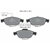 Image de Kit De Plaquettes De Frein, Frein À Disque Q+ 2314101 Textar Textar 2314101 Alfa Romeo;Lancia