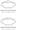 Image de Jeu De Plaquettes De Frein 2374303 Textar Textar 2374303 Mercedes-Benz
