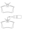 Image de Jeu De Plaquettes De Frein 2355403 Textar Textar 2355403 Ford;Seat;Volkswagen