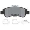 Image de Kit De Plaquettes De Frein, Frein À Disque Q+ 2410101 Textar Textar 2410101 Citroen;Ds;Peugeot