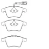 Image de Jeu De Plaquettes De Frein 2374601 Textar Textar 2374601 Volkswagen