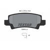 Image de Kit De Plaquettes De Frein, Frein À Disque 2381601 Textar Textar 2381601 Toyota