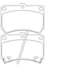 Image de Jeu De Plaquettes De Frein 2165404 Textar Textar 2165404 Kia;Mazda