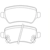 Image de Jeu De Plaquettes De Frein 2341703 Textar Textar 2341703 Chevrolet;Kia;Opel;Vauxhall
