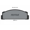 Image de Kit De Plaquettes De Frein, Frein À Disque 2007404 Textar Textar 2007404 Autobianchi;Fiat;Lancia;Seat