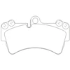 Image de Jeu De Plaquettes De Frein 2369302 Textar Textar 2369302 Audi;Porsche;Volkswagen