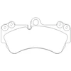 Image de Jeu De Plaquettes De Frein 2369202 Textar Textar 2369202 Mercedes-Benz;Porsche;Volkswagen