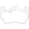 Image de Jeu De Plaquettes De Frein 2369402 Textar Textar 2369402 Audi;Porsche;Volkswagen