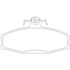 Image de Jeu De Plaquettes De Frein 2166201 Textar Textar 2166201 Skoda;Volkswagen