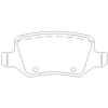 Image de Jeu De Plaquettes De Frein 2313805 Textar Textar 2313805 Mercedes-Benz