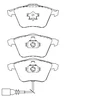 Image de Jeu De Plaquettes De Frein 2380101 Textar Textar 2380101 Audi;Skoda;Volkswagen